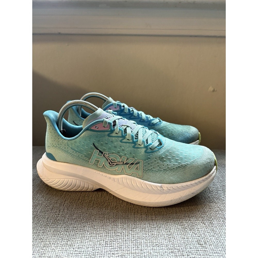 Hoka One One‎ Womens Mach 6 1147810 CSSW Blue Running Shoes Sneakers Size 8.5B - Picture 3 of 8